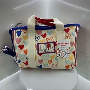 Brighton Red, White and You Mini Tote Bag NWT